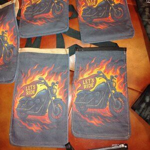Motorcycle Let's Ride Crossbody Bags